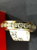 Ring - Wedding Band - White Gold 14k (.585) 4.7 grams Size 7.5