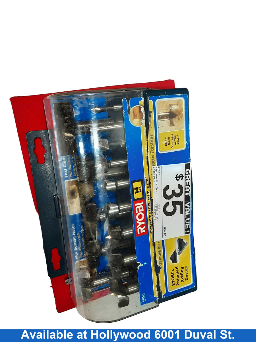 Ryobi A9fs14 Silver Tap & Die Set