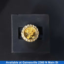 Women's Ring - Yellow Gold 10k (.417) 4.5 grams Size 7