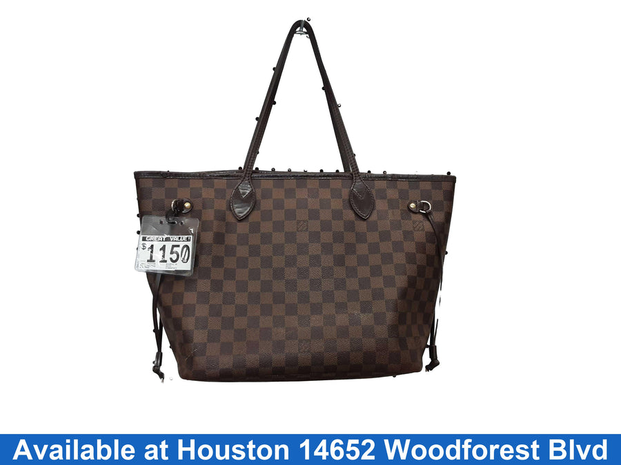Louis Vuitton Neverfull Mm Brown Purse / Handbag