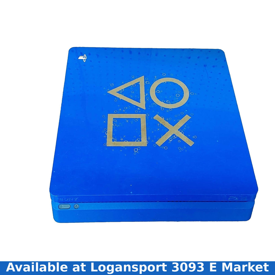 Sony Playstation 4 (Slim - 1tb) 1 Tb Blue Video Game Console