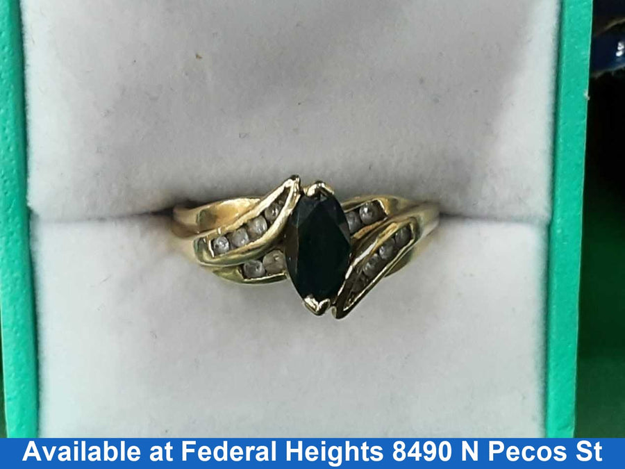 Women's Ring - Yellow Gold 10k (.417) 2.98 grams Size 8