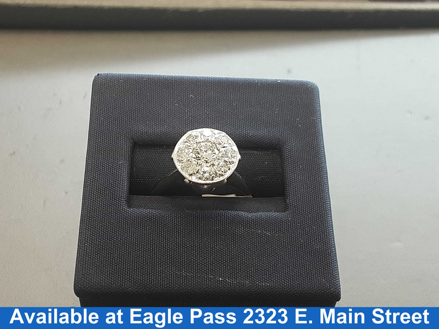 Women's Ring - White Gold 14k (.585) 3.2 grams Size 5.5