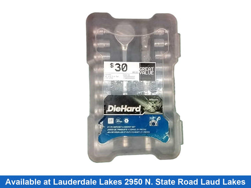 Diehard Dh50105 Silver Tap & Die Set