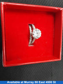 Ring - Engagement Set - White Gold 14k (.585) 4.7 grams Size 6