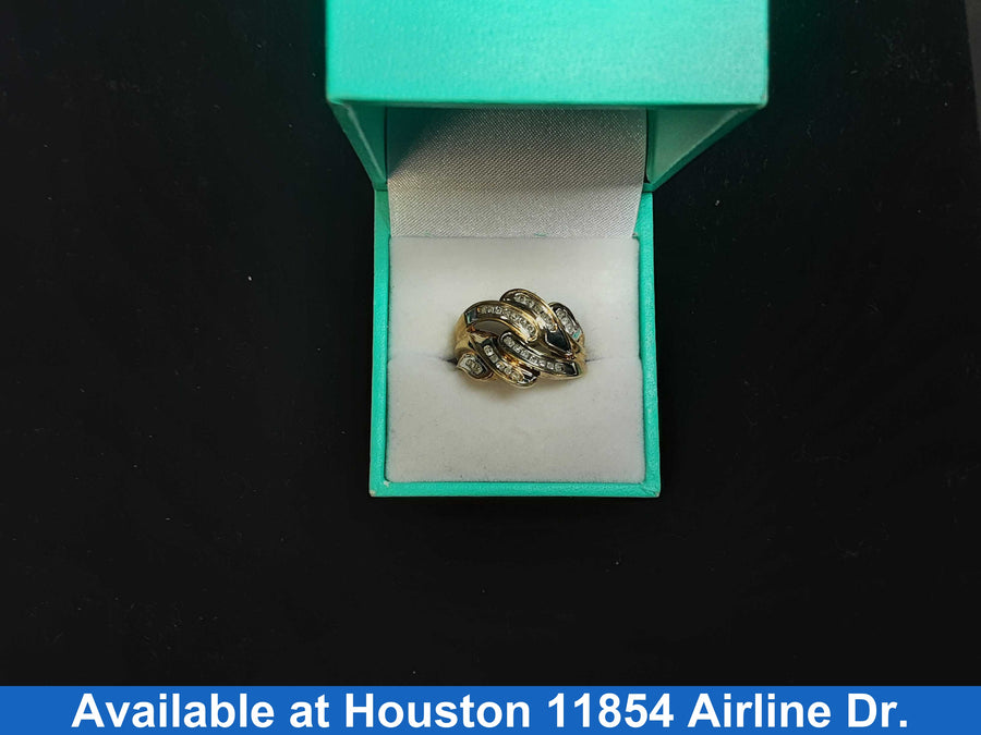 Women's Ring - Yellow Gold 10k (.417) 4.2 grams Size 8