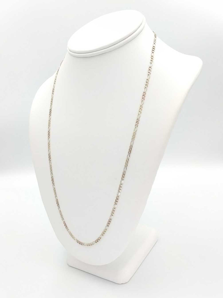 Figaro Chain - Tricolor Gold 10k (.417) 5.4 grams 24 inch