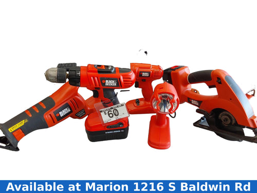 Black & Decker Gc1800 Orange Cordless Standard Drill