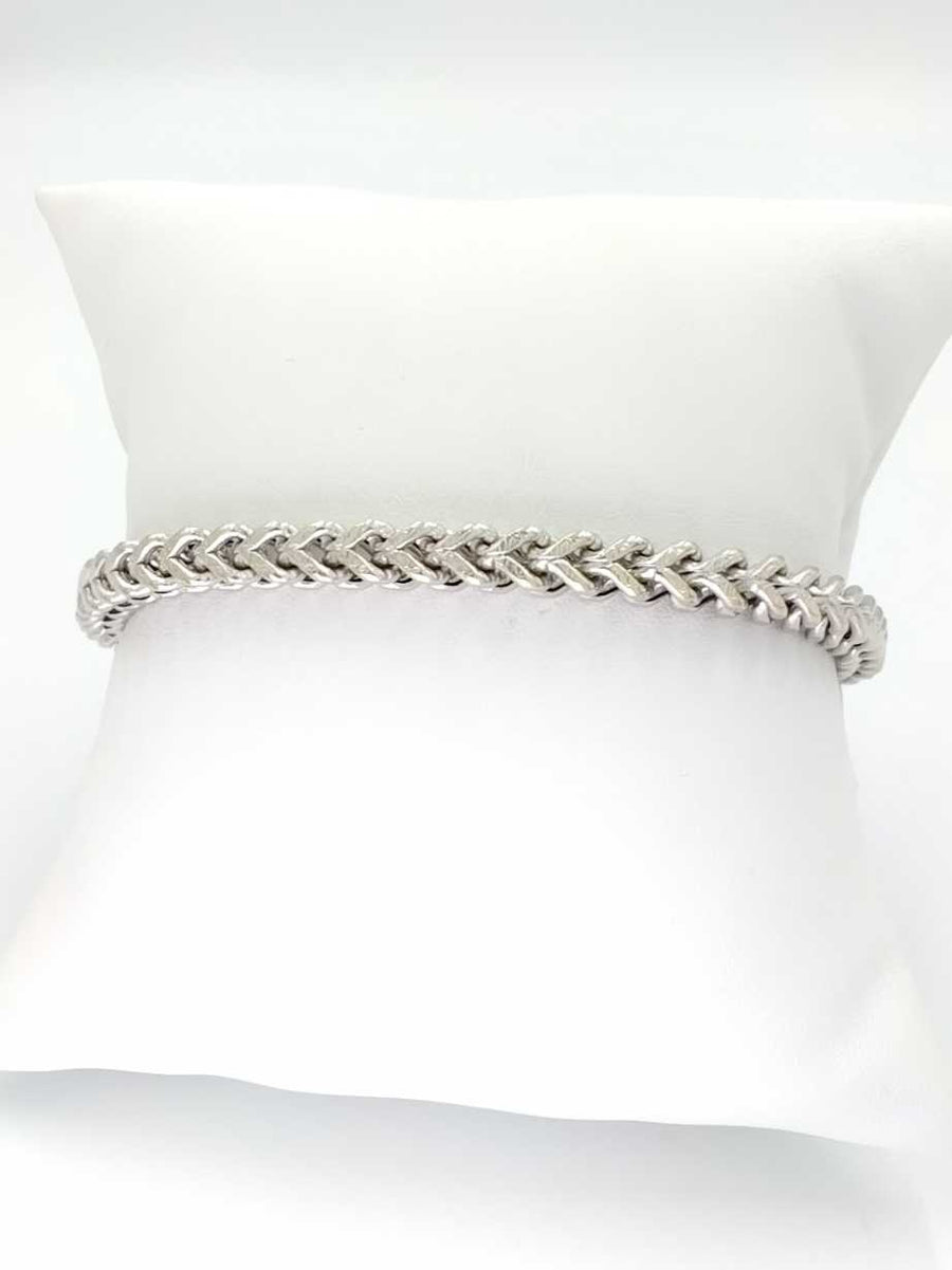 Fox Tail Bracelet - White Gold 10k (.417) 15 grams 9 inch