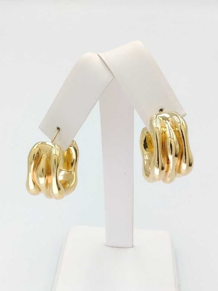 Bangle Earrings - Yellow Gold 14k (.585) 6.4 grams