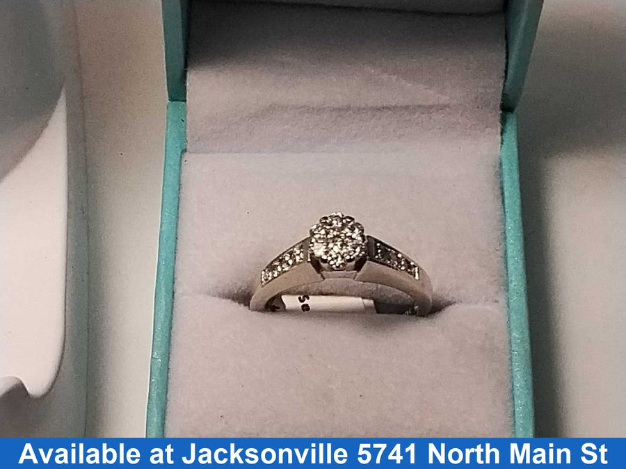 Ring - Engagement Set - Yellow Gold 14k (.585) 4.4 grams Size 9