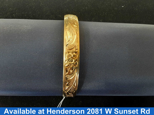 Bangle Bracelet - Yellow Gold 14k (.585) 24.1 grams 9 inch