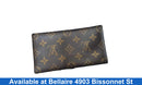 Louis Vuitton Checkbook Brown Wallet