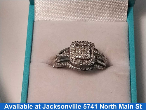 Ring - Wedding Set - Silver 4.7 grams Size 7