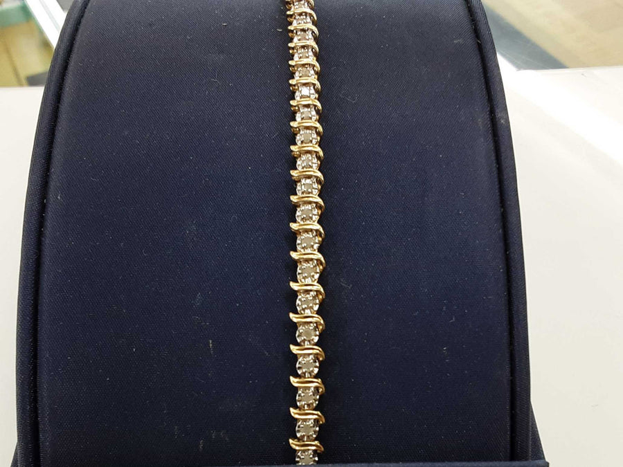 Tennis Bracelet - Yellow Gold 10k (.417) 7.2 grams 7 inch