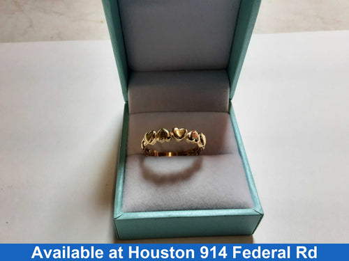 Women's Ring - Yellow Gold 10k (.417) 1.9 grams Size 9.5