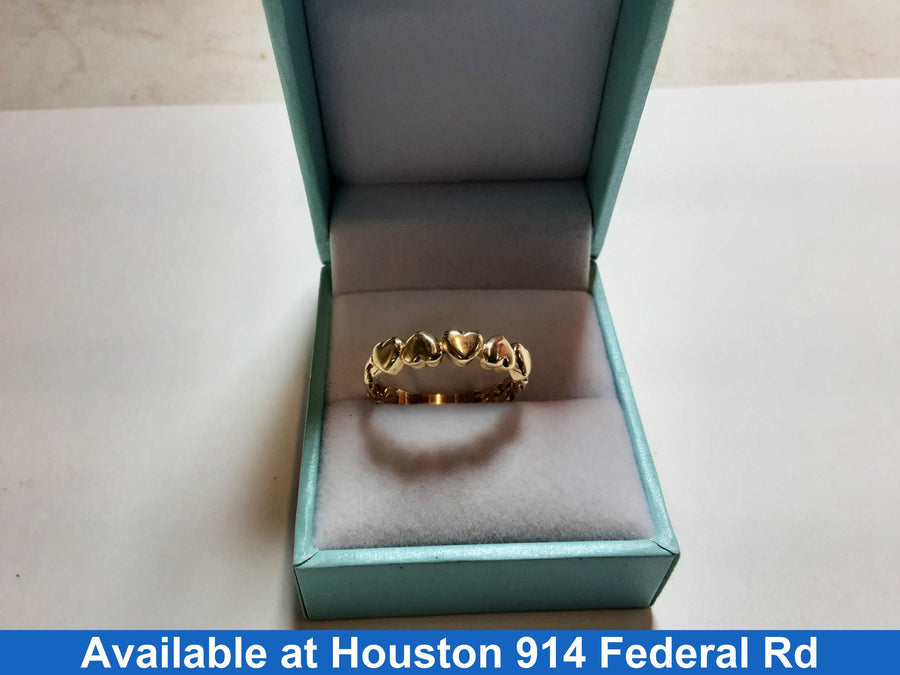 Women's Ring - Yellow Gold 10k (.417) 1.9 grams Size 9.5