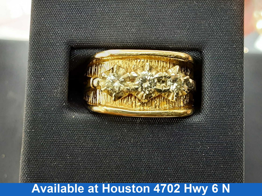 Men's Ring - Yellow Gold 14k (.585) 10.6 grams Size 20