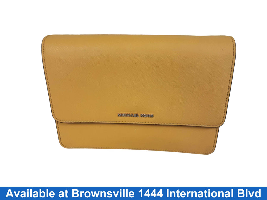 Michael Kors Av-2010 Yellow Purse / Handbag