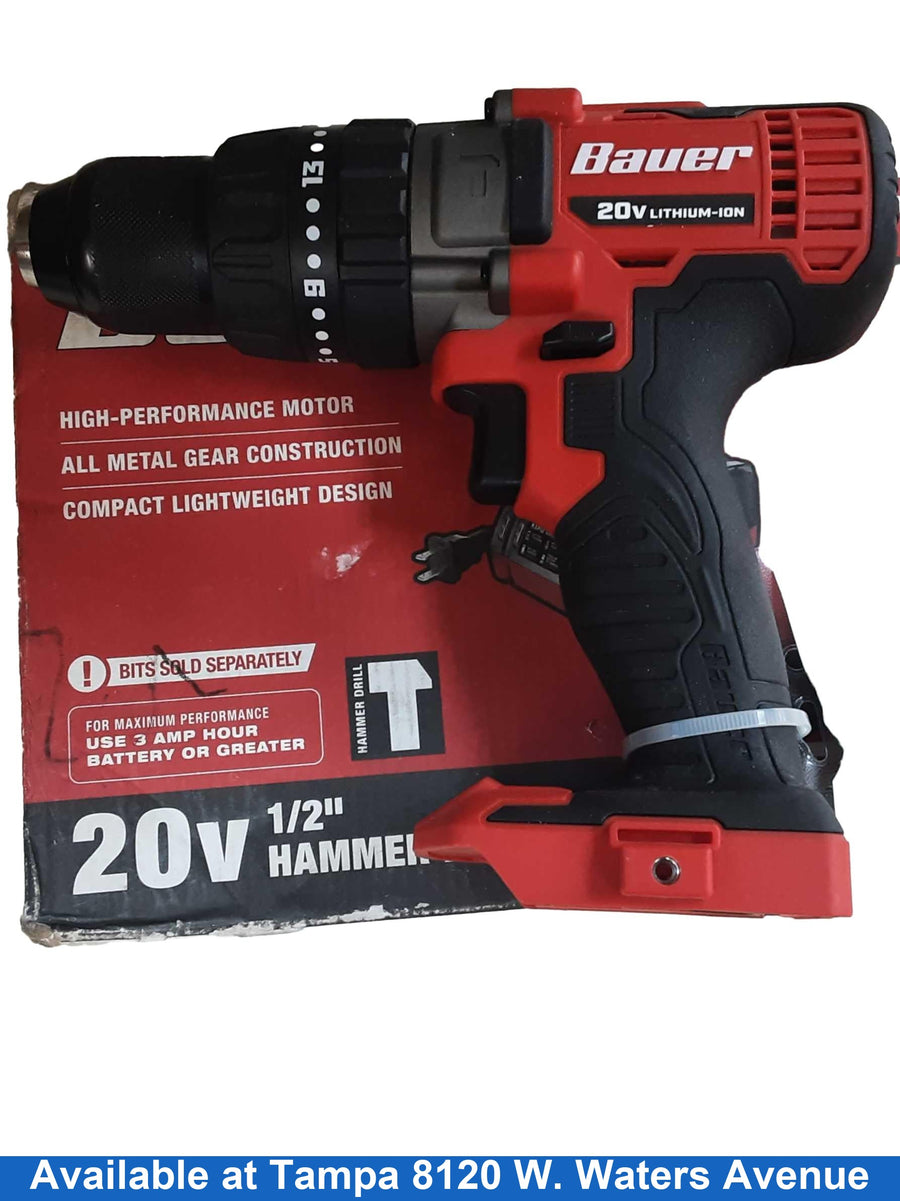Bauer 1792c-b1 Black Cordless Standard Drill