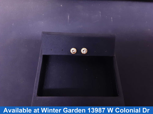 Single Stud Earring - Yellow Gold 14k (.585) 1.5 grams