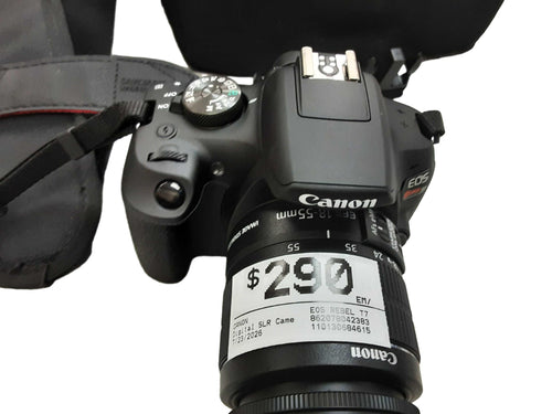 Canon Eos Rebel T7 Black Digital SLR Camera