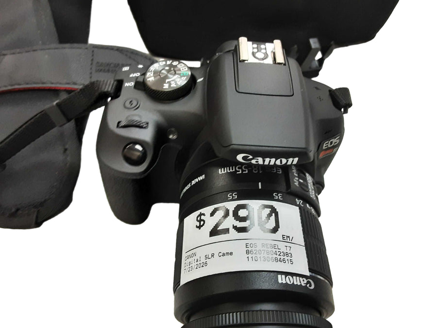 Canon Eos Rebel T7 Black Digital SLR Camera