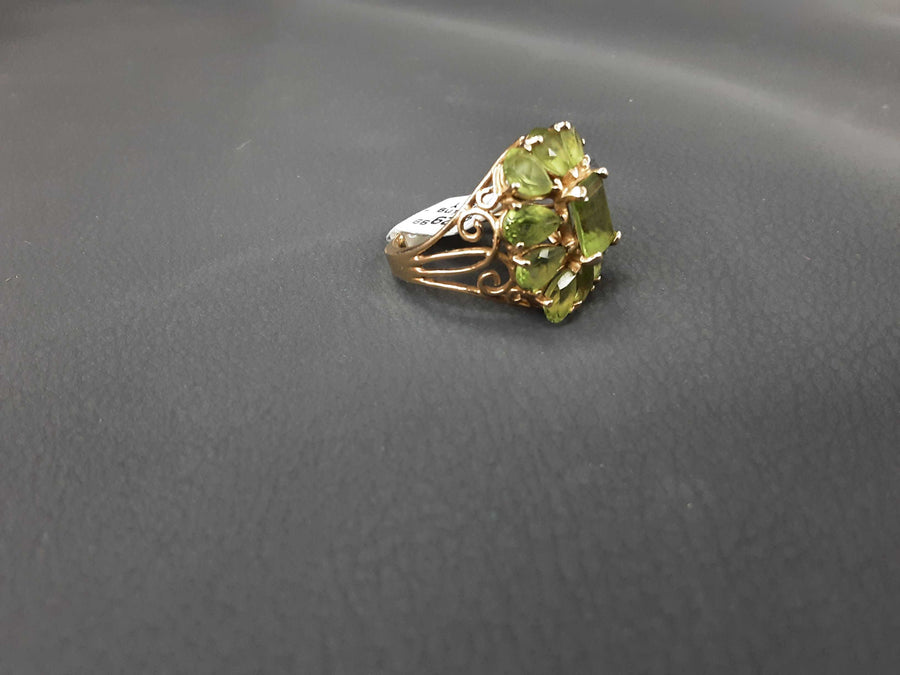 Women's Ring - Yellow Gold 10k (.417) 5.7 grams Size 9.5