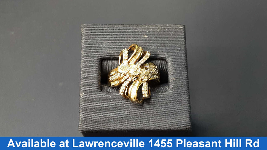 Men's Ring - Yellow Gold 10k (.417) 4.7 grams Size 7.5