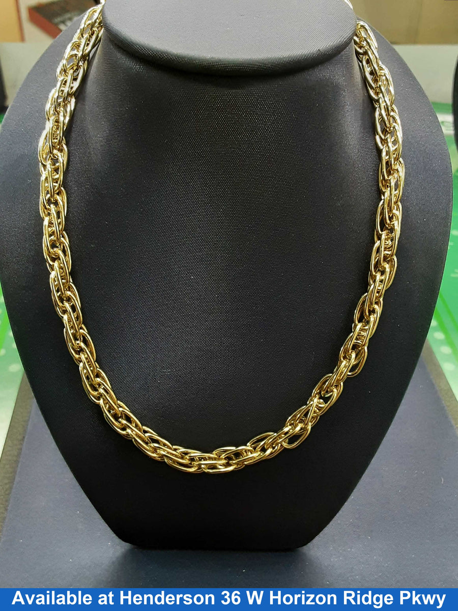 Link Chain - Yellow Gold 14k (.585) 14.4 grams 16 inch