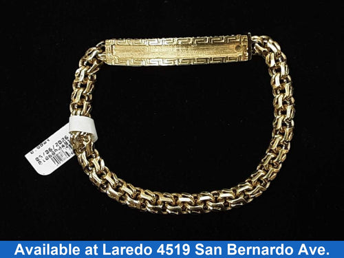 ID Bracelet - Yellow Gold 10k (.417) 27.5 grams 8 inch