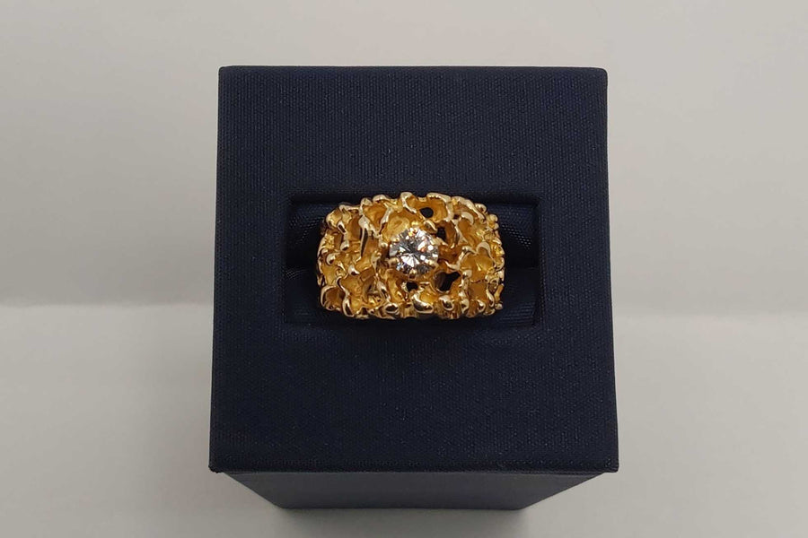 Women's Ring - Yellow Gold 14k (.585) 8.17 grams Size 6