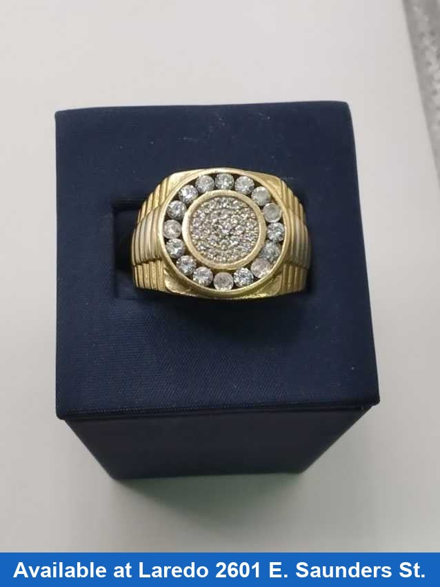 Men's Ring - Yellow Gold 10k (.417) 5.9 grams Size 10