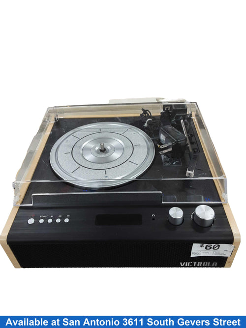 Victrola Vta-72 Beige / Tan Bookshelf Speaker