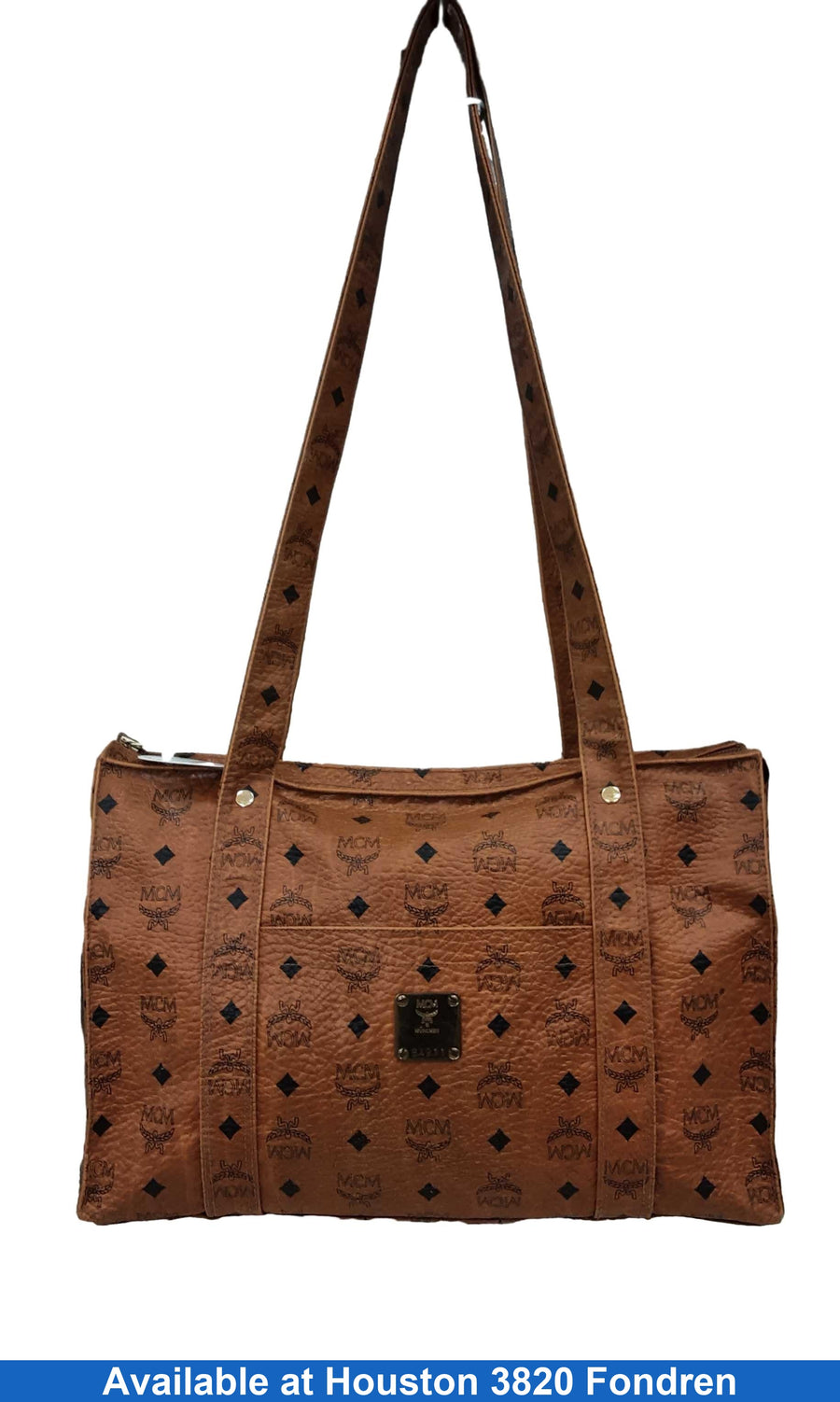 Mcm Visetos Coated Canvas Brown Purse / Handbag