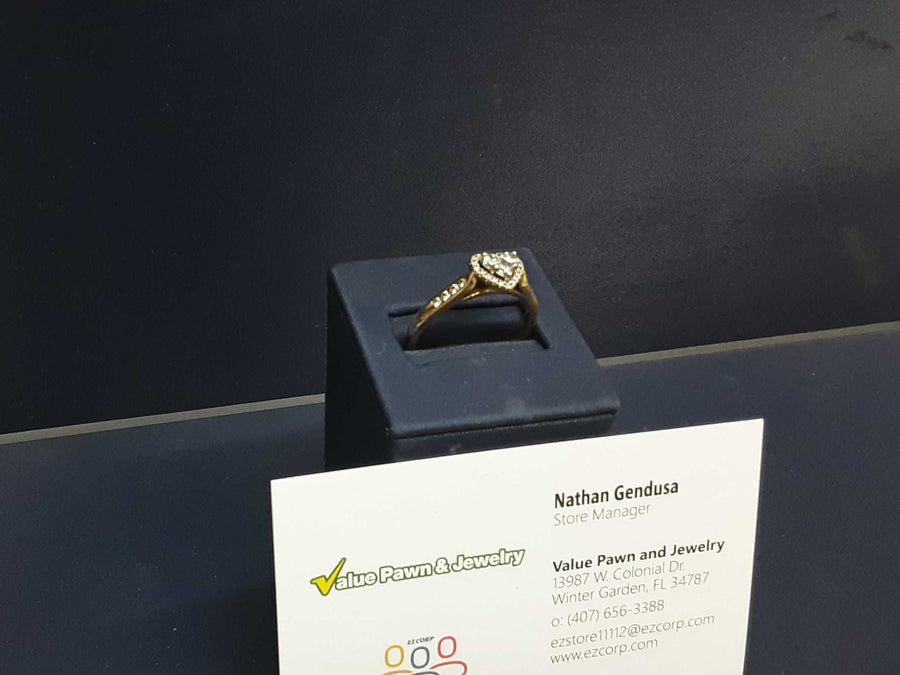 Women's Ring - Yellow Gold 14k (.585) 3.9 grams Size 11.5