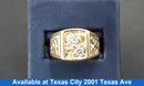 Men's Ring - Yellow Gold 14k (.585) 9.1 grams Size 9.5