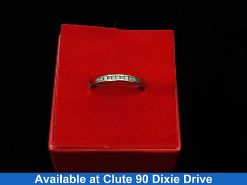 Ring - Wedding Band - White Gold 10k (.417) 1.2 grams Size 7
