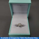 Women's Ring - Solitaire - White Gold 14k (.585) 2.8 grams Size 6