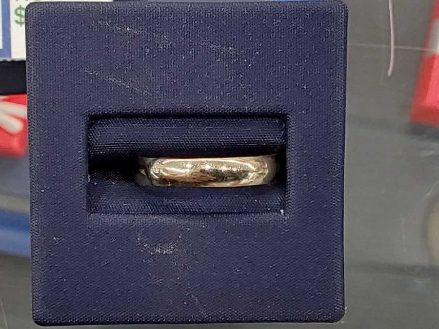 Ring - Wedding Band - White Gold 10k (.417) 2.7 Grams Size 7.5