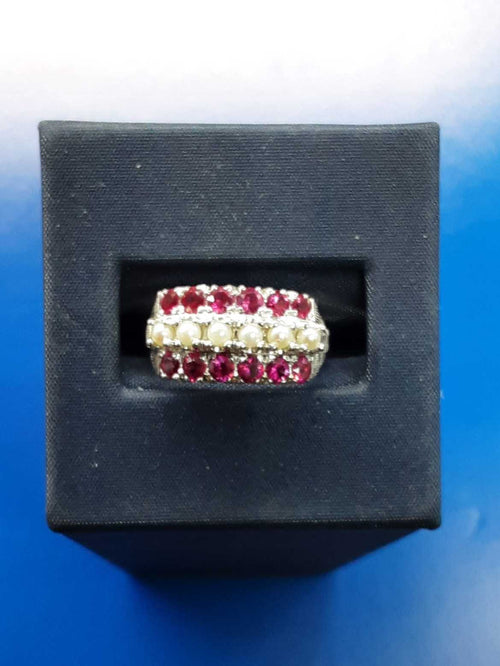 Women's Ring - White Gold 14k (.585) 4.4 grams Size 20