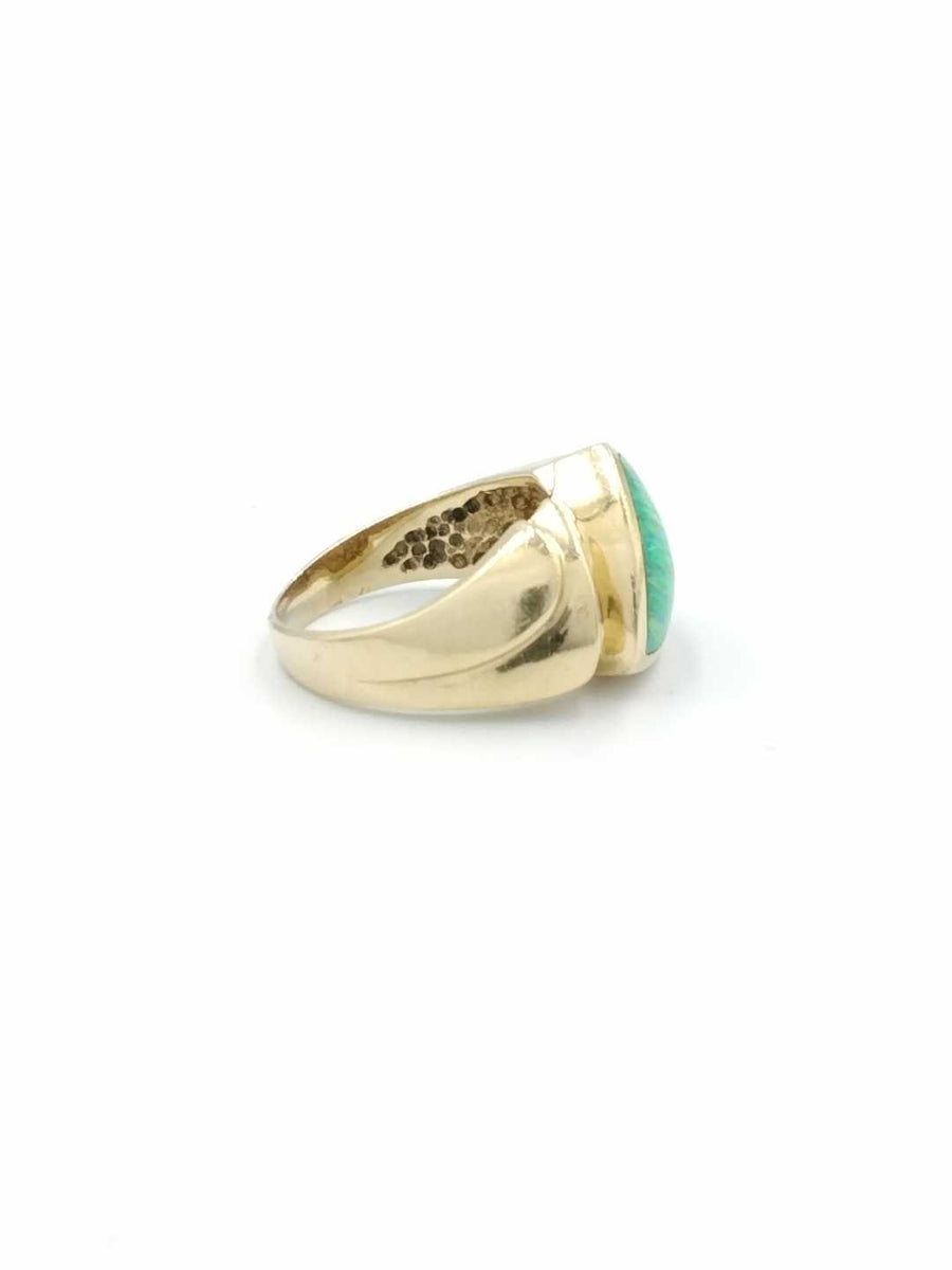 Men's Ring - Yellow Gold 10k (.417) 8.4 grams Size 7