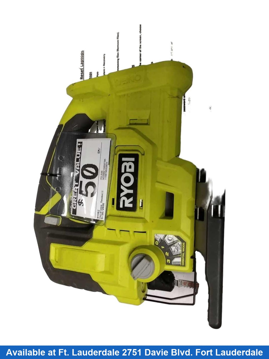 Ryobi Pcl525 Green Cordless Reciprocating Saw