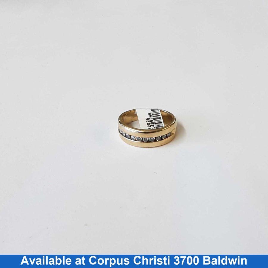 Ring - Wedding Band - Yellow Gold 14k (.585) 8.4 grams Size 10