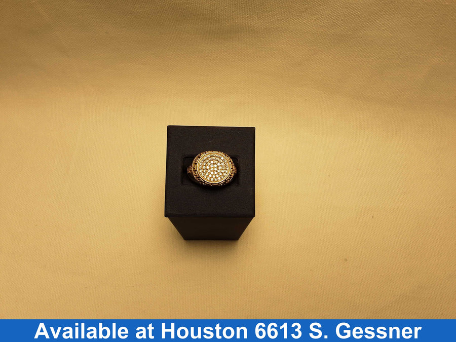 Men's Ring - Yellow Gold 10k (.417) 6.1 grams Size 9