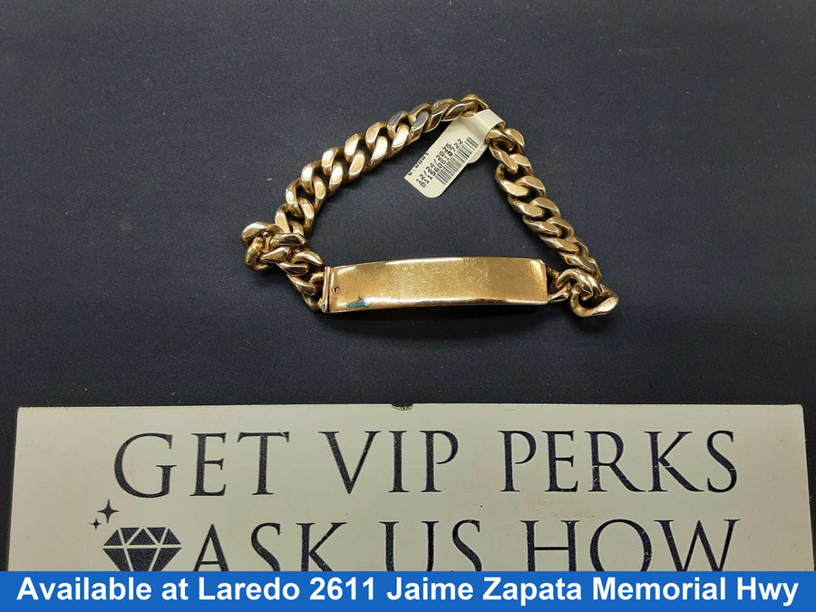 ID Bracelet - Yellow Gold 10k (.417) 55.8 grams 6 inch