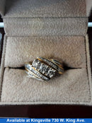Women's Ring - Yellow Gold 10k (.417) 5.7 grams Size 10.5
