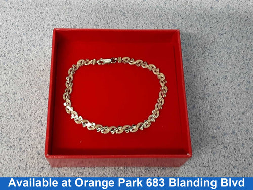 Bracelet - Yellow Gold 10k (.417) 5.7 grams 8 inch