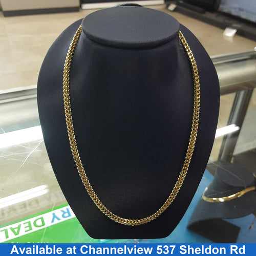 Fox Tail Chain - Yellow Gold 14k (.585) 12.9 grams 23 inch