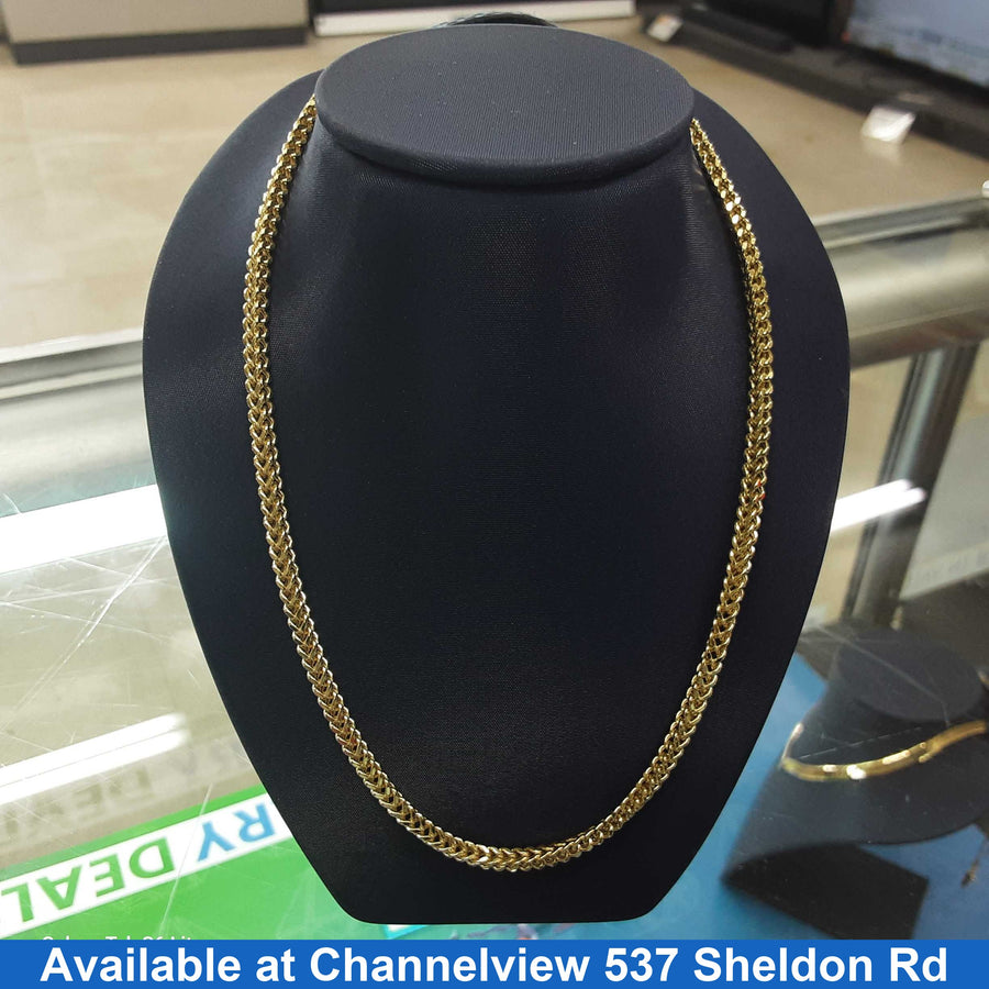 Fox Tail Chain - Yellow Gold 14k (.585) 12.9 grams 23 inch
